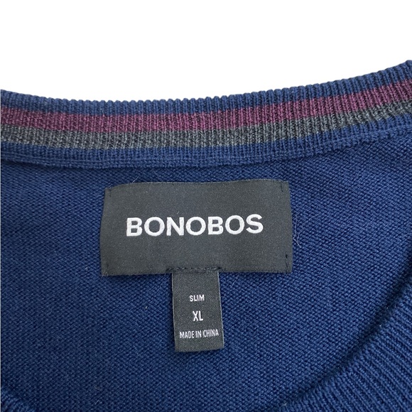 Slim Fit Extra Fine Merino Wool Crewneck Pullover Sweater - Picture 4 of 5